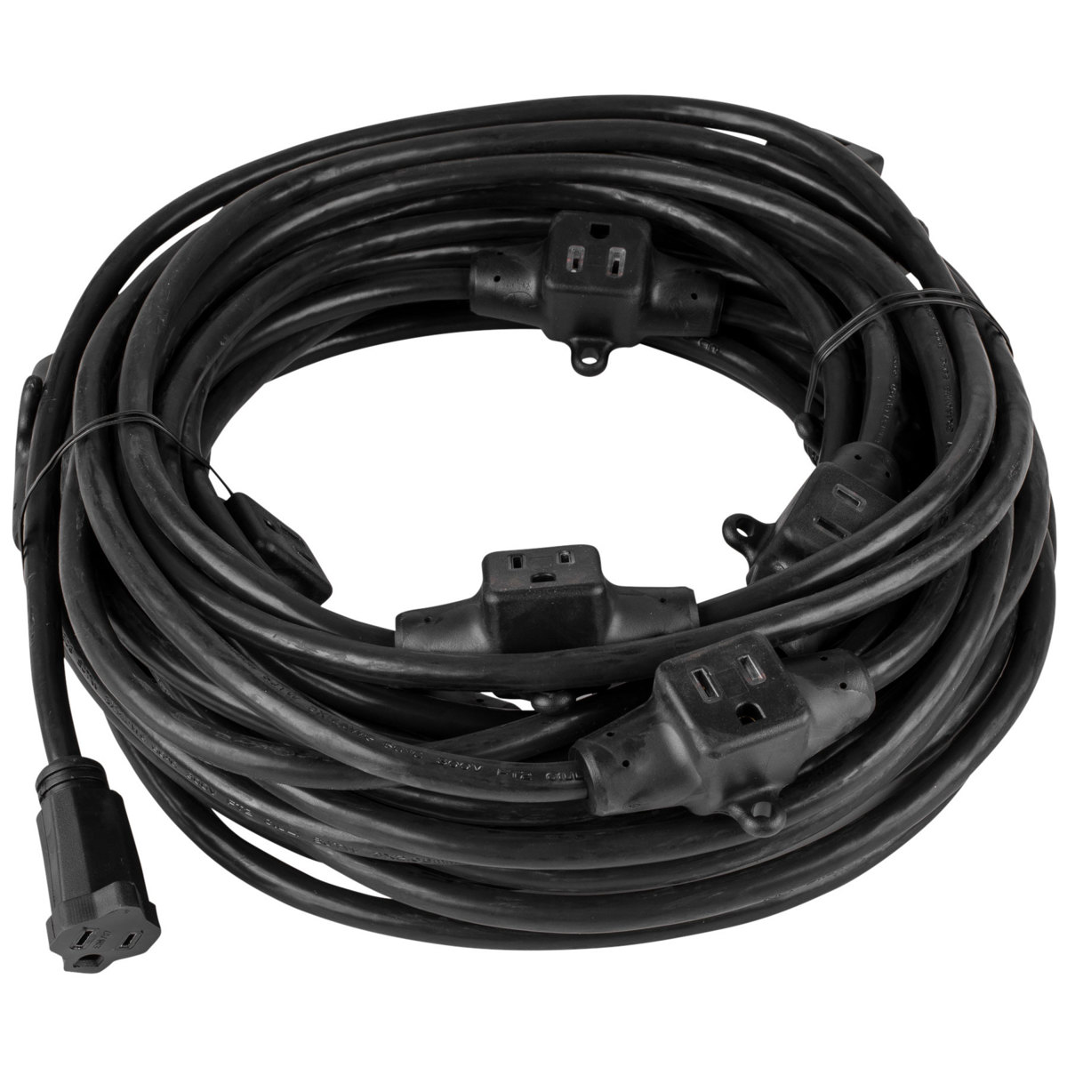 

ProX XC-MEP14-5210 52' 110V Male to 6 Socket 110v Female Power Cord, Black