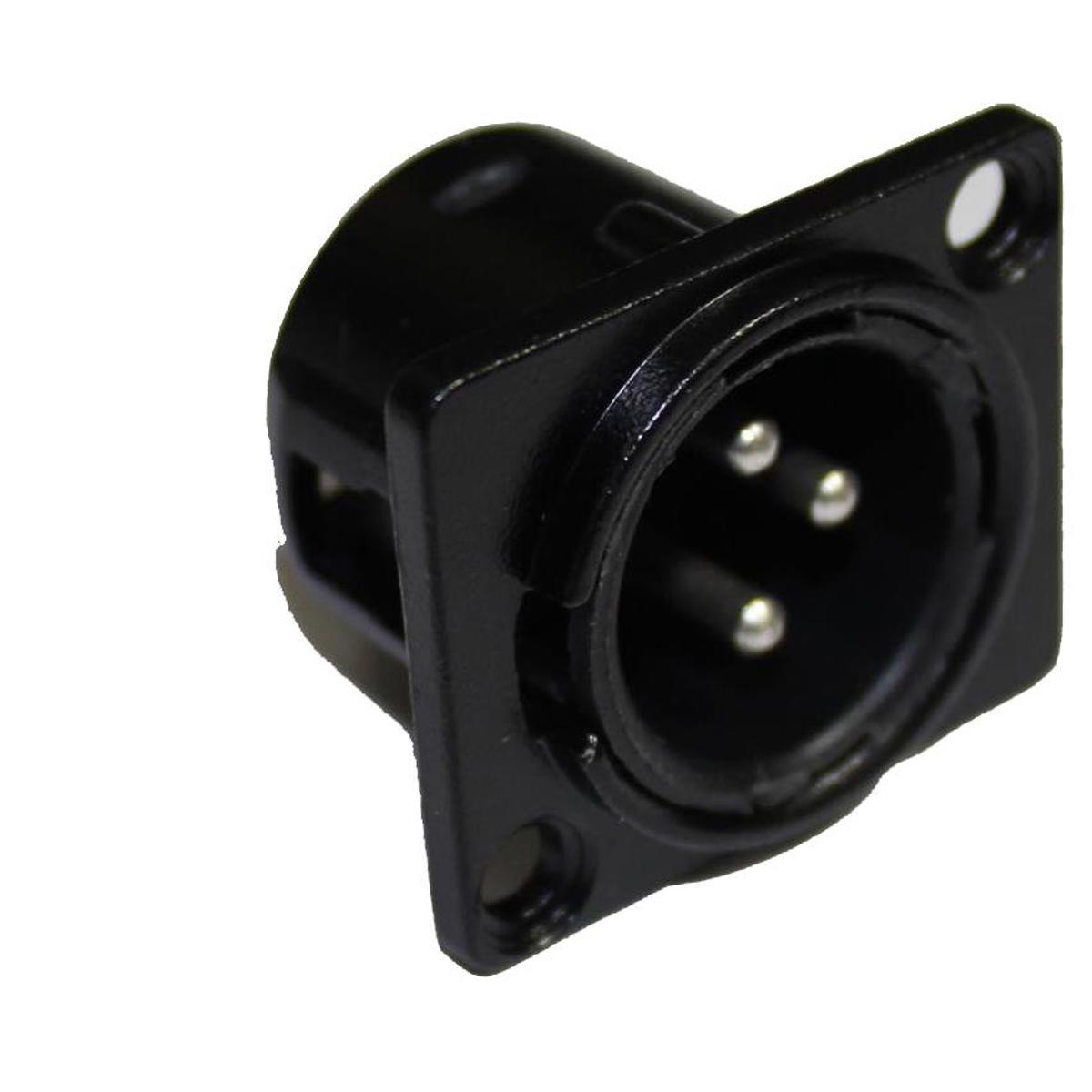 

ProX XC-XLRM-PANEL Panel Mount XLR-3 PIN Male, Black