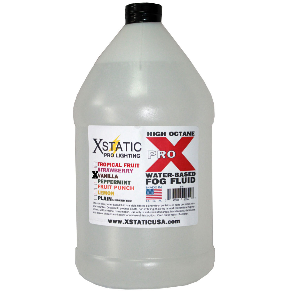 

ProX FJ-1V Vanilla Scented Water- Based Fog Juice