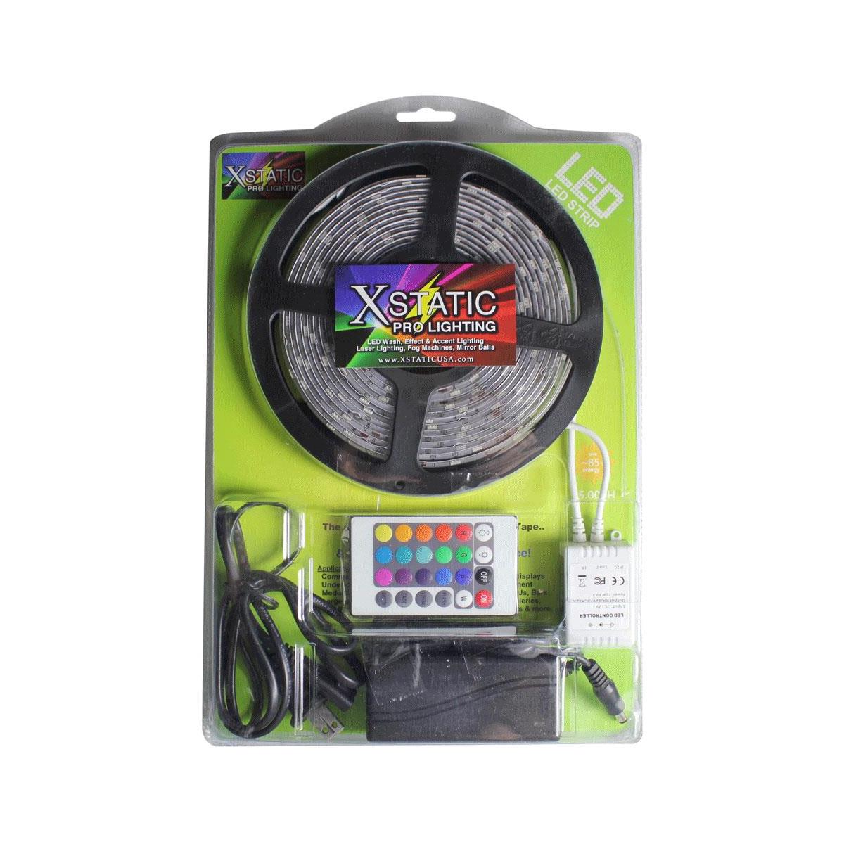 Image of ProX X-S150RGB-KIT 16.5' Xstatic 150 RGB LED Strip Kit