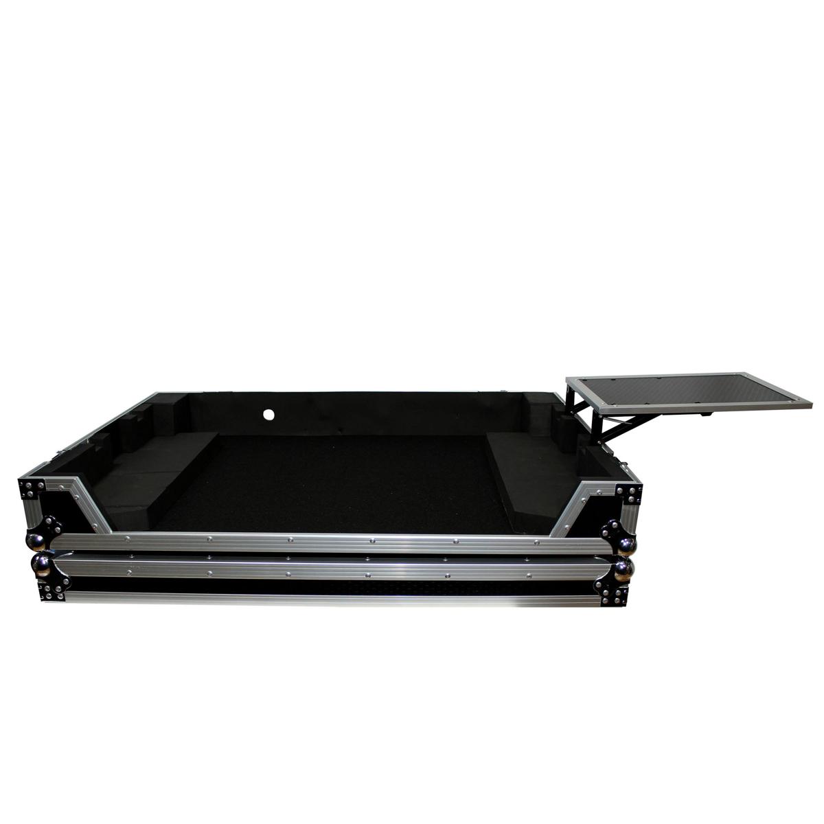 

ProX XS-DDJRZXW Case with Laptop Shelf for DDJ-RZX Controller, Black/Silver