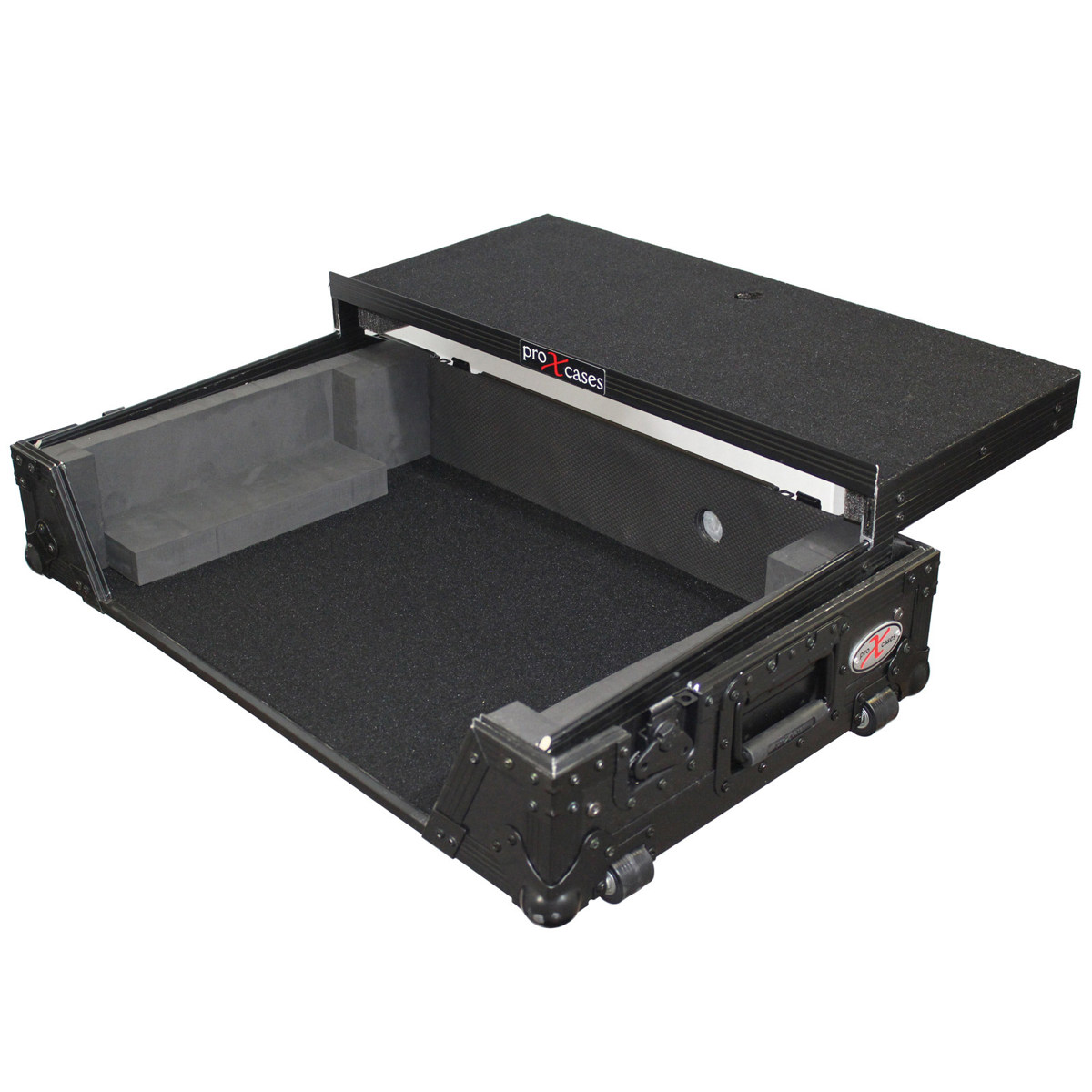 

ProX XS-DNMC3000LT Case for MC3000/MC2000 Controller, Laptop Shelf, Black/Black