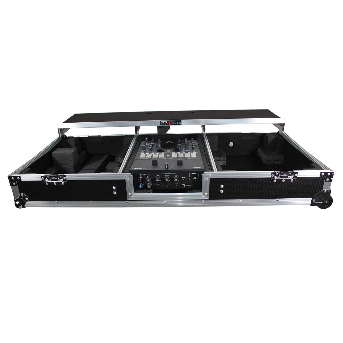 Image of ProX XS-TMC1012WLTFBTL Dual Turntable in Battle Mode Case