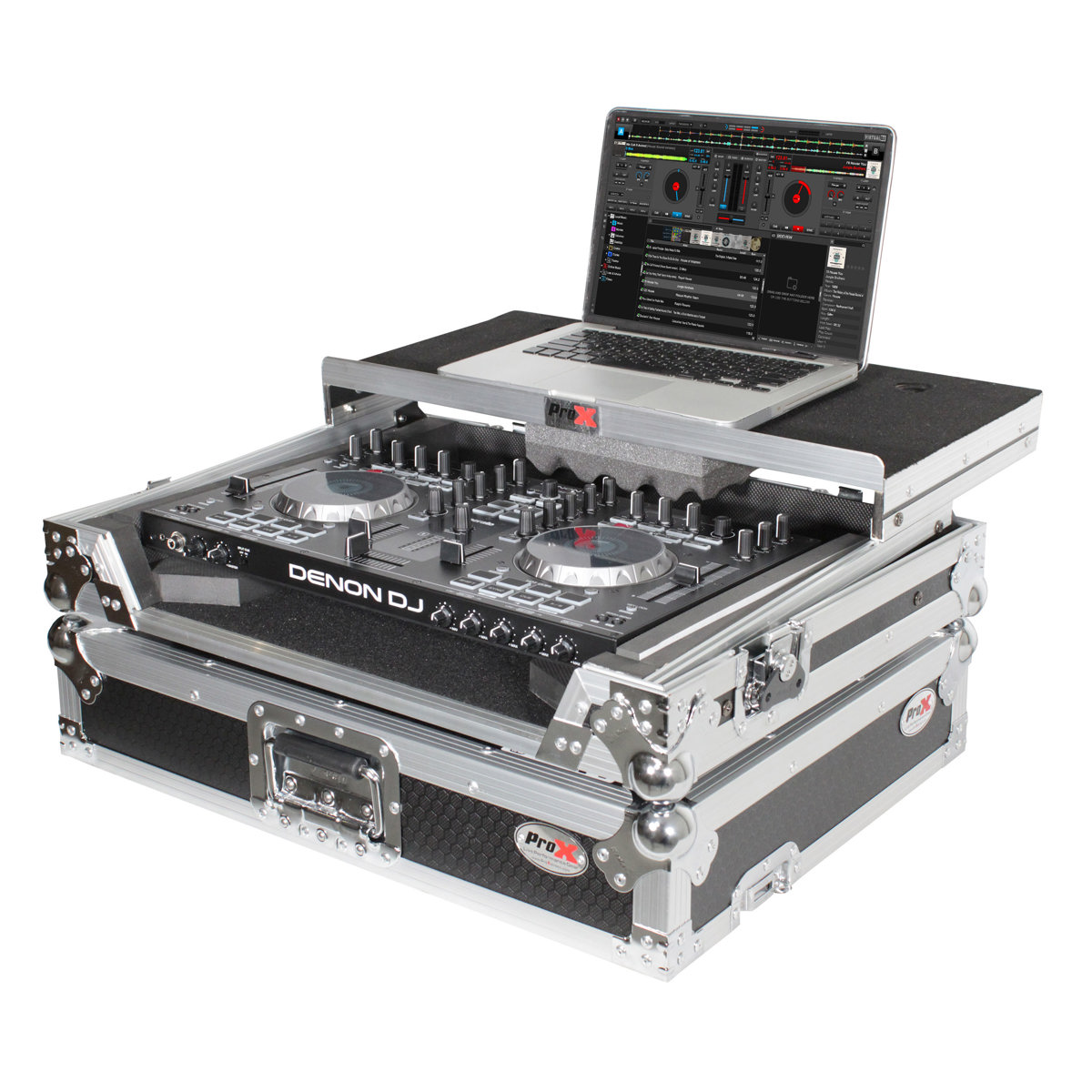 

ProX XS-UXLT MK2 Universal Flight Case w/Shelf for Small to Medium DJ Controller