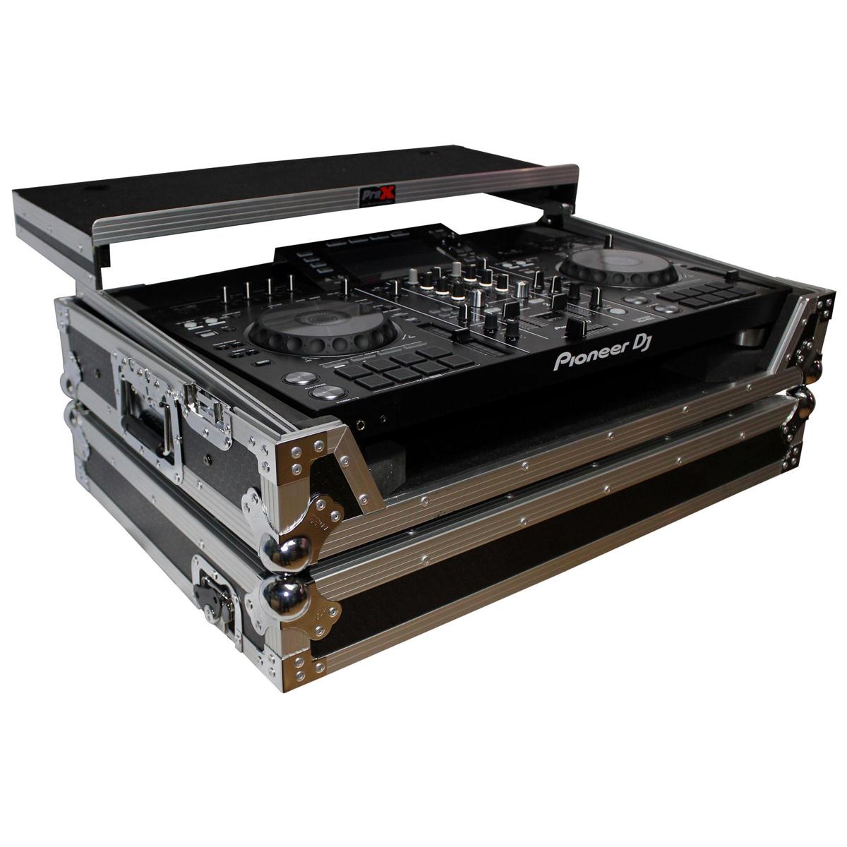 

ProX XS-XDJRX2WLT Case for Pioneer XDJ-RX2 DJ Controller, Silver on Black