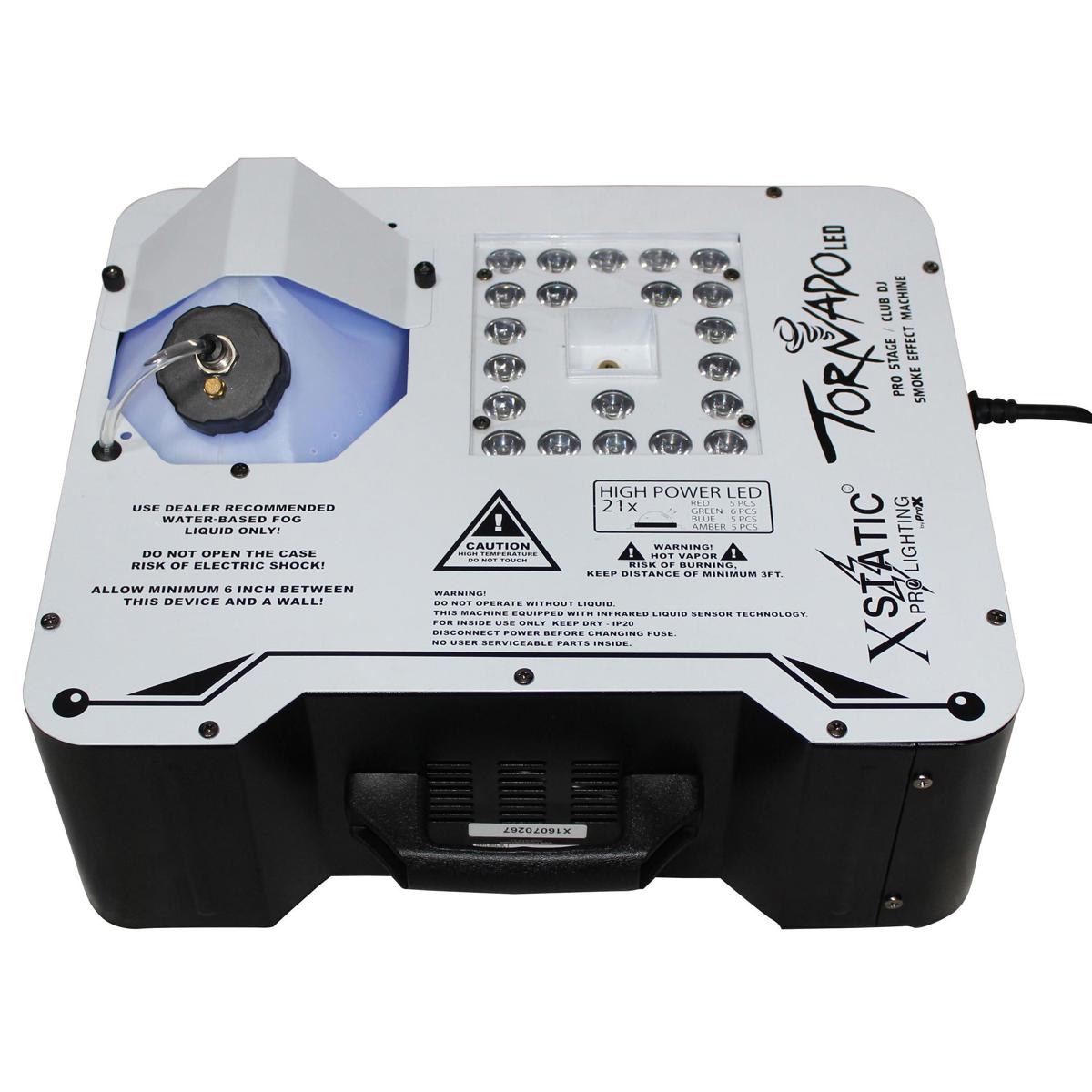 

ProX X-TORNADO LED Tornado RGBA LED Professional Stage Smoke Effect Machine