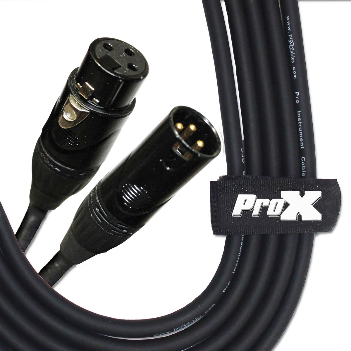 

ProX XC-MIC05 5' XLR-F to XLR-M Balanced High Performance Microphone Cable