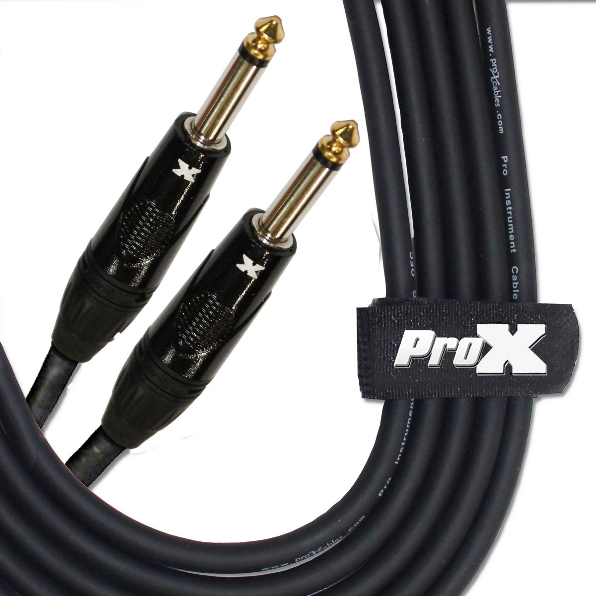 

ProX XC-PP05 5' 1/4" TS-M to 1/4" TS-M Unbalanced High Performance Audio Cable