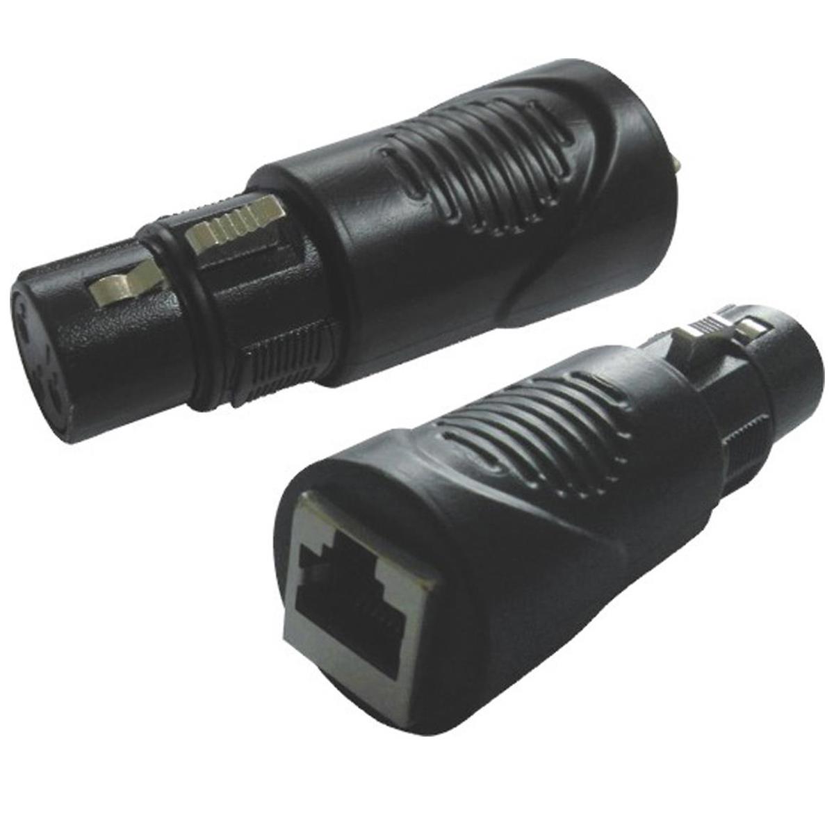 

ProX XC-RJ45XF3 Cat 5/6 RJ45 to 3-Pin Female DMX Connector/Adapter