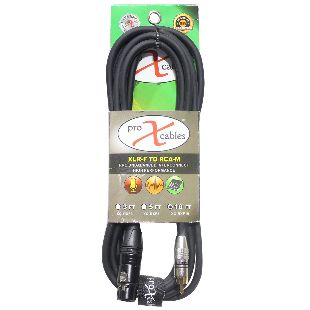 

ProX XC-RXF10 10' RCA-M to XLR3-F Unbalanced High Performance Audio Cable