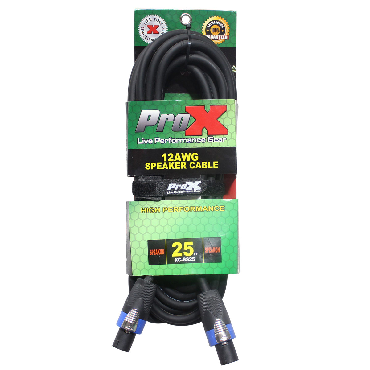

ProX XC-SS25 25' 12AWG SpeakOn to SpeakOn High Performance Speaker Cable