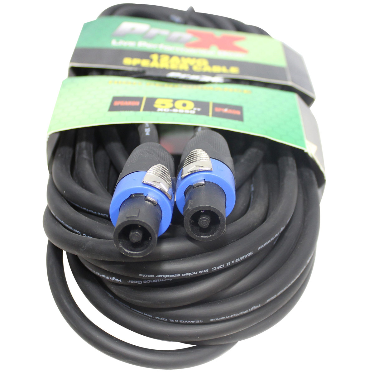 

ProX XC-SS50 50' 12AWG SpeakOn to SpeakOn High Performance Speaker Cable