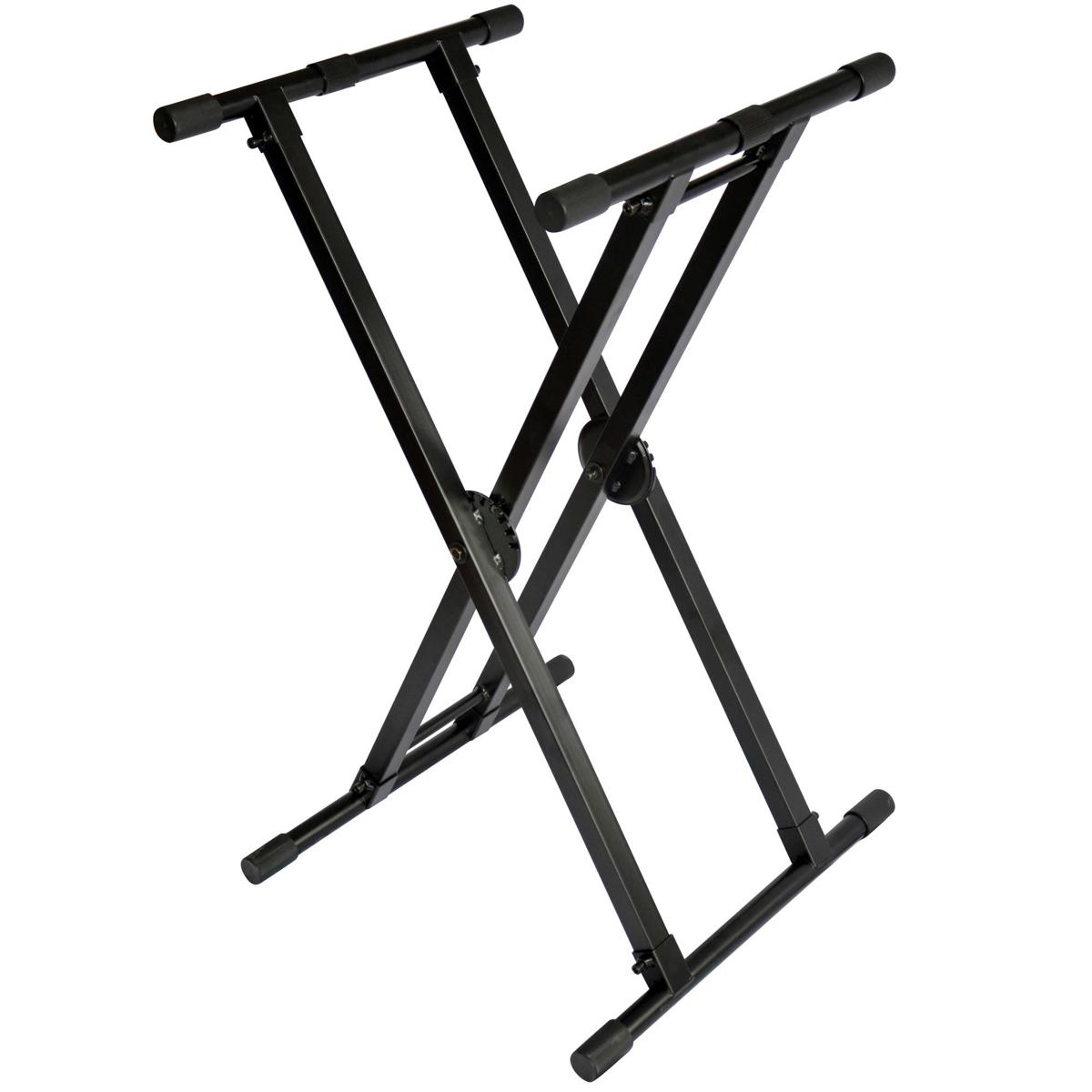 

ProX X-KSD22 Double X-Style DJ Coffin/Keyboard Stand with Ergo Easy Lock