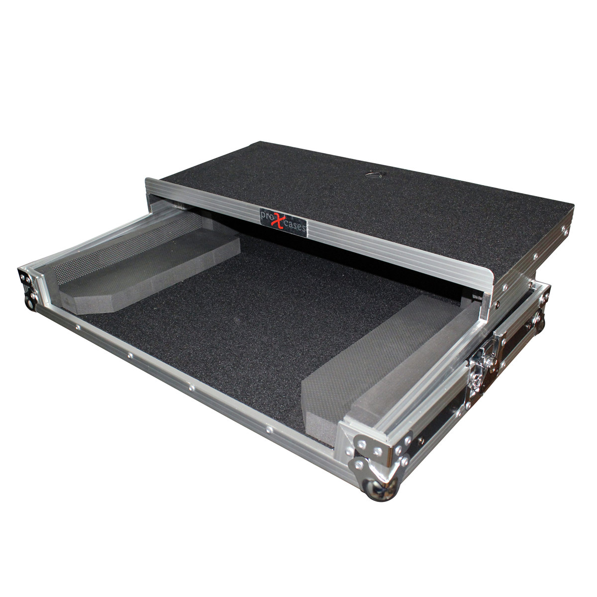 

ProX X-NVLT Road Case for NV/NVii & Mixtrack Pro 3 Controllers, Silver/Black