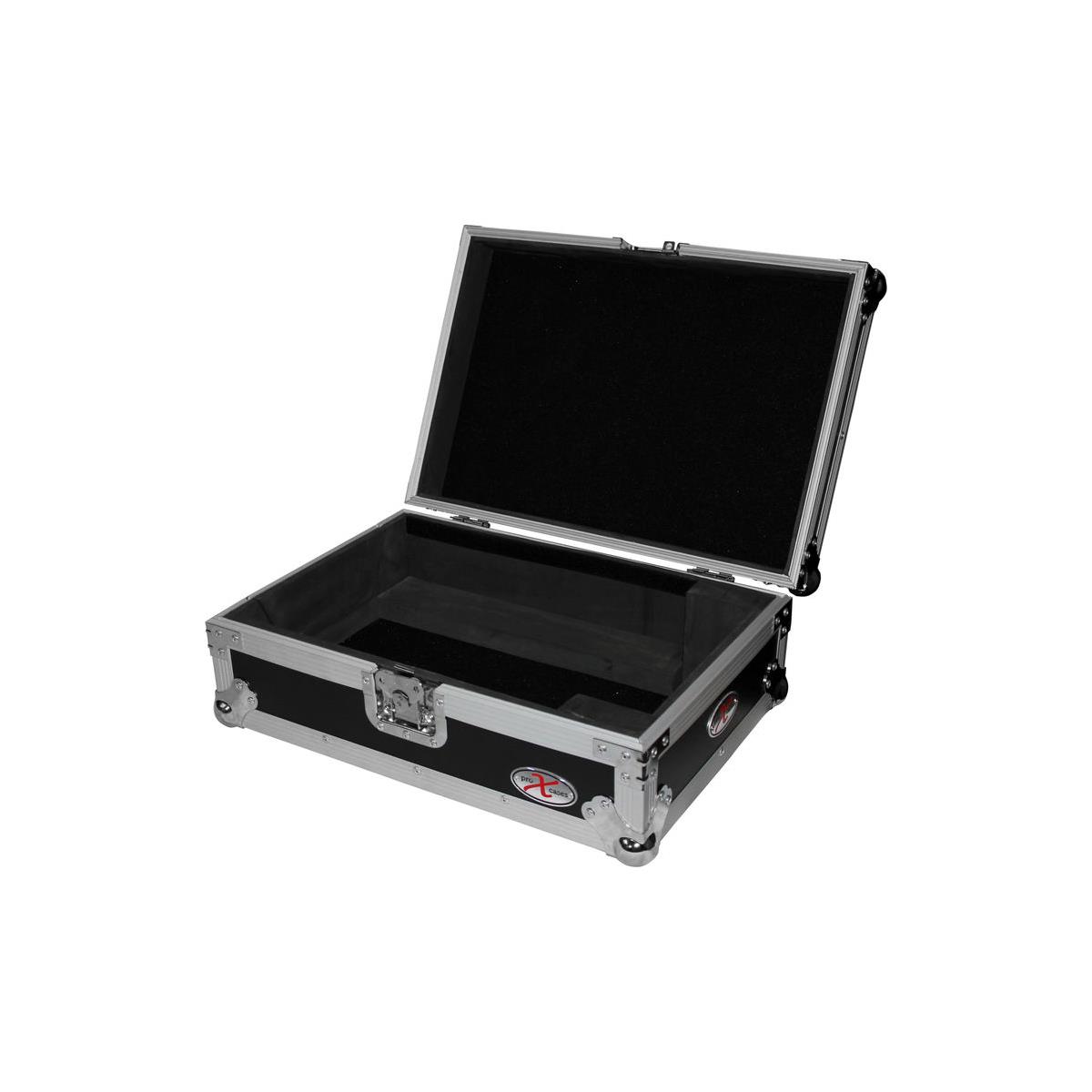

ProX XS-CD ATA Flight Hard Case for Large Format CD/Media Player, Silver/Black