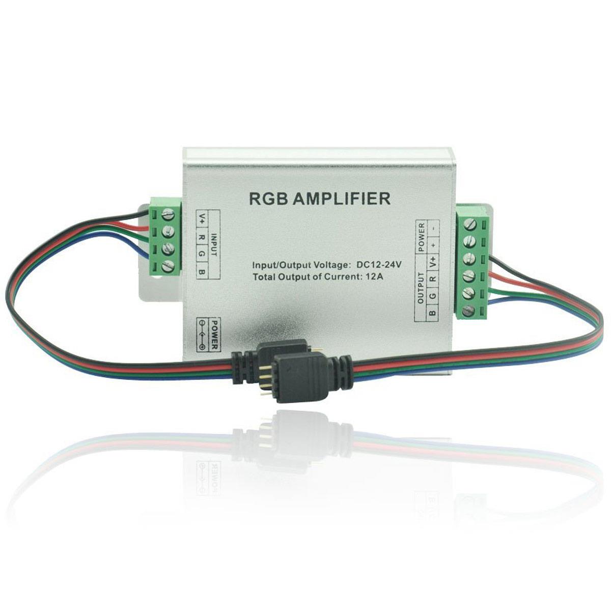 Image of ProX X-SRGB-AMP RGB Strip Light Multiple Runs Amplifier