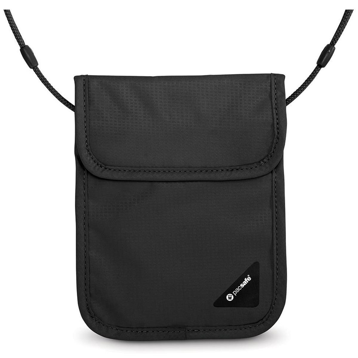 

Pacsafe Coversafe X75 Anti-Rheft RFID Blocking Neck Pouch, Black