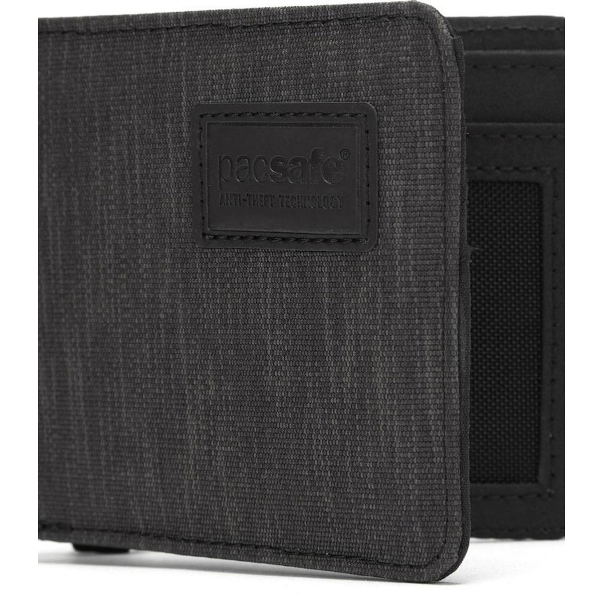 

Pacsafe RFIDsafe RFID Blocking Bifold Wallet, Carbon