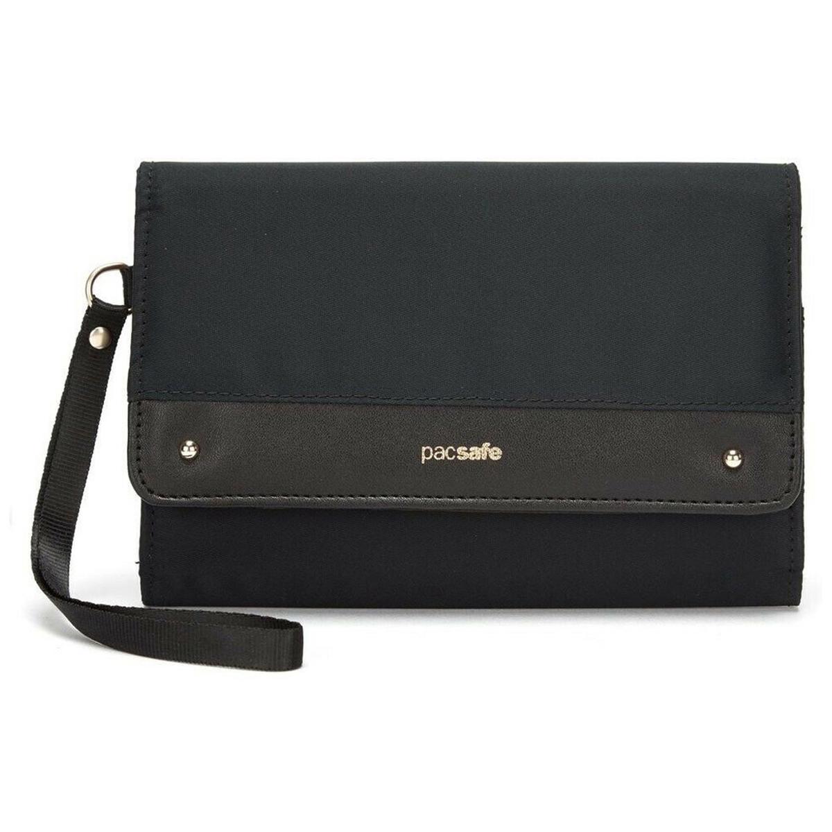 Image of Pacsafe RFIDsafe clutch wallet - BLACK