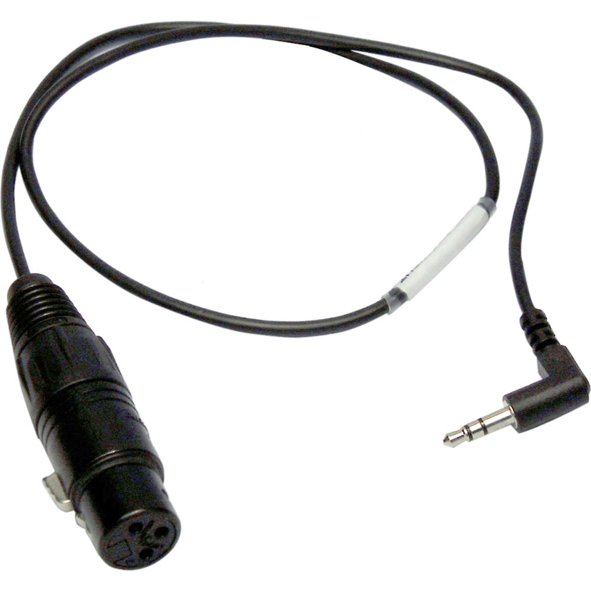 Image of PSC 2' Red Epic XLR to Right Angle 1/8&quot; Stereo Mini Jack Audio Input Cable