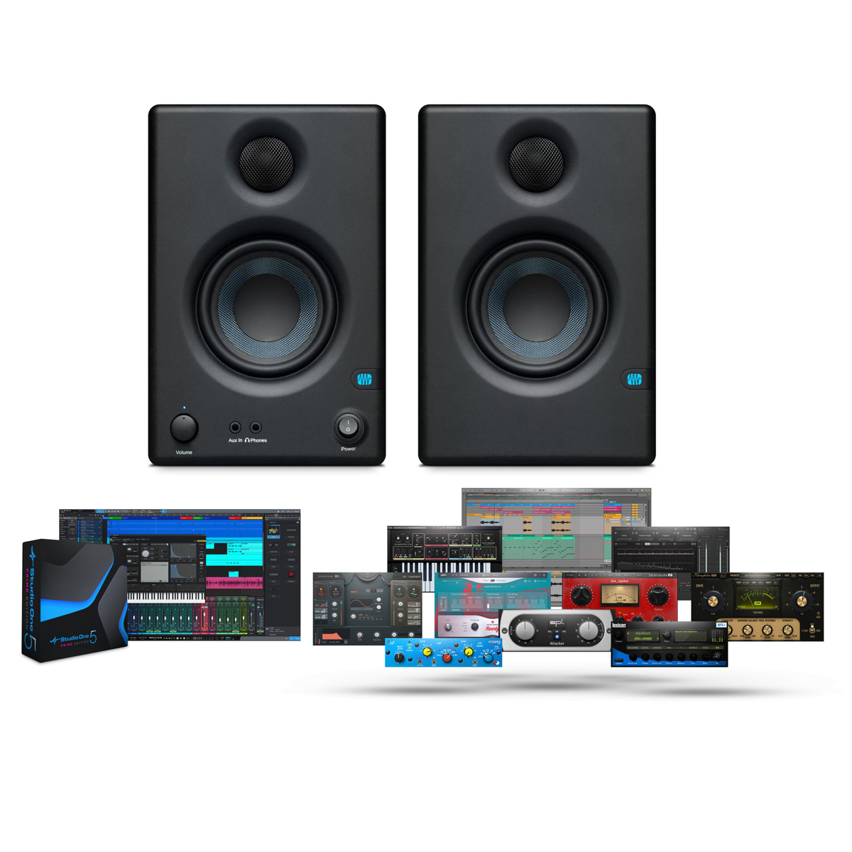 

PreSonus 2x Eris E3.5 2-Way 3.5" Nearfield Monitor with Software Suite