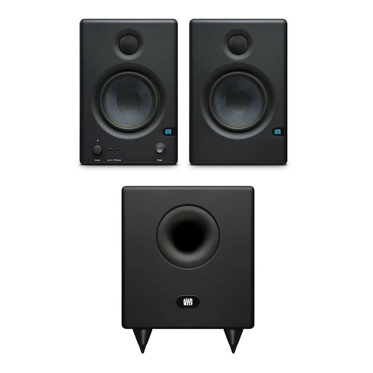 

PreSonus Eris E4.5 HD 2-Way 4.5" Monitors With PreSonus Temblor T8 8" Subwoofer