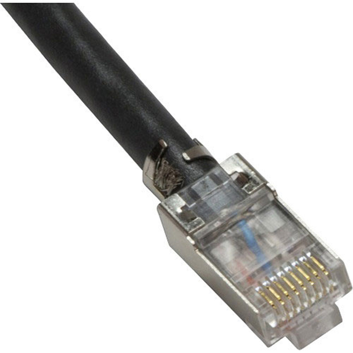 

Platinum Tools RJ45 Cat6A/7 Shielded Solid/Stranded Connector, 10 Pcs/Bag, Clear