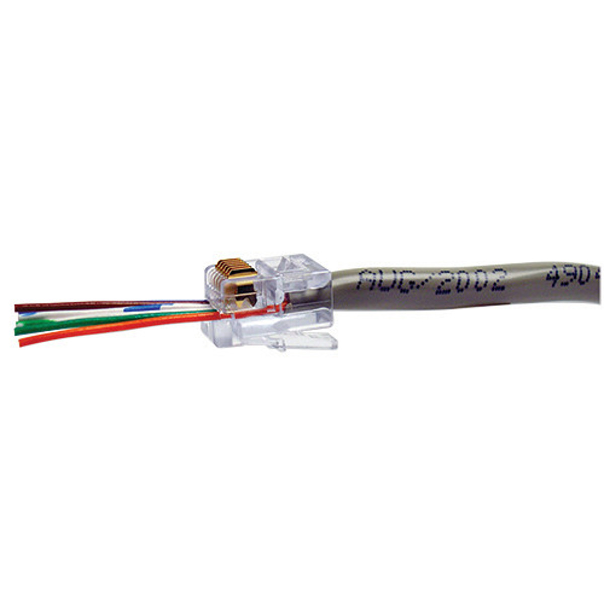 

Platinum Tools EZ-RJ12/11 Connector with Standard Tab, Jar of 100 Pieces