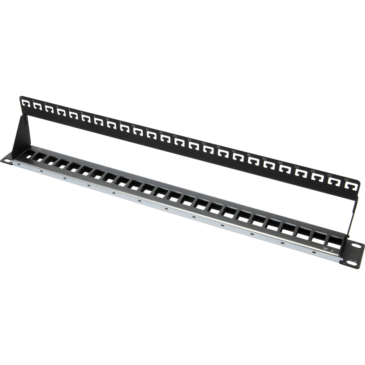 

Platinum Tools 24-Port 1U 19" Shielded Unloaded Patch Panel