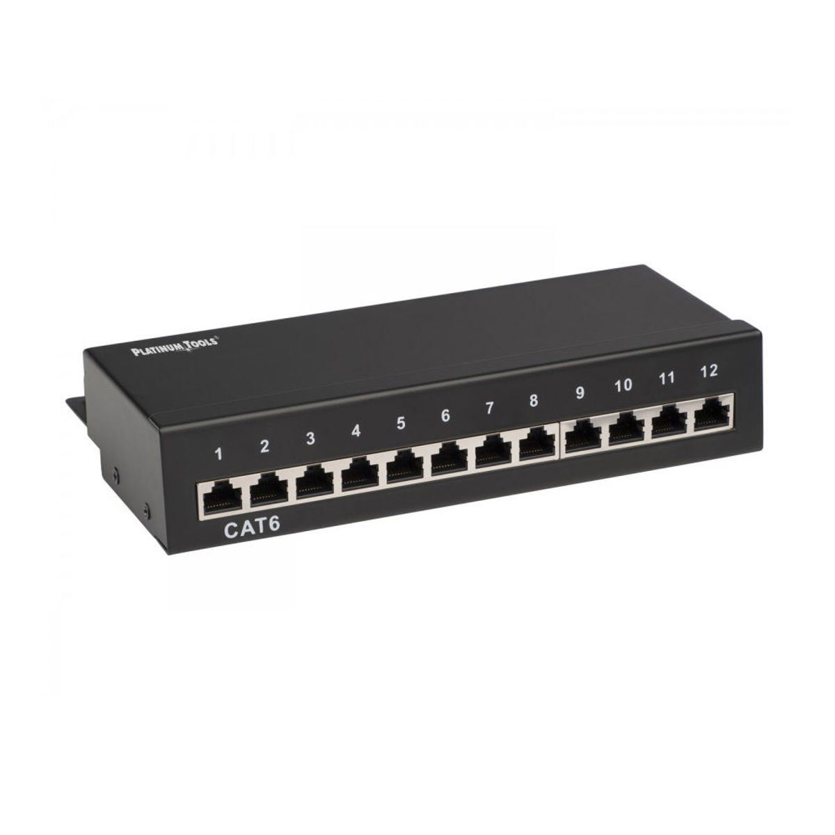 

Platinum Tools 12 Port Cat6 Shielded Patch Panel