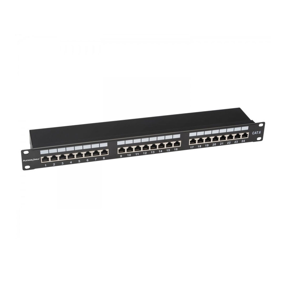 

Platinum Tools 24-Port Cat6 Shielded Patch Panel