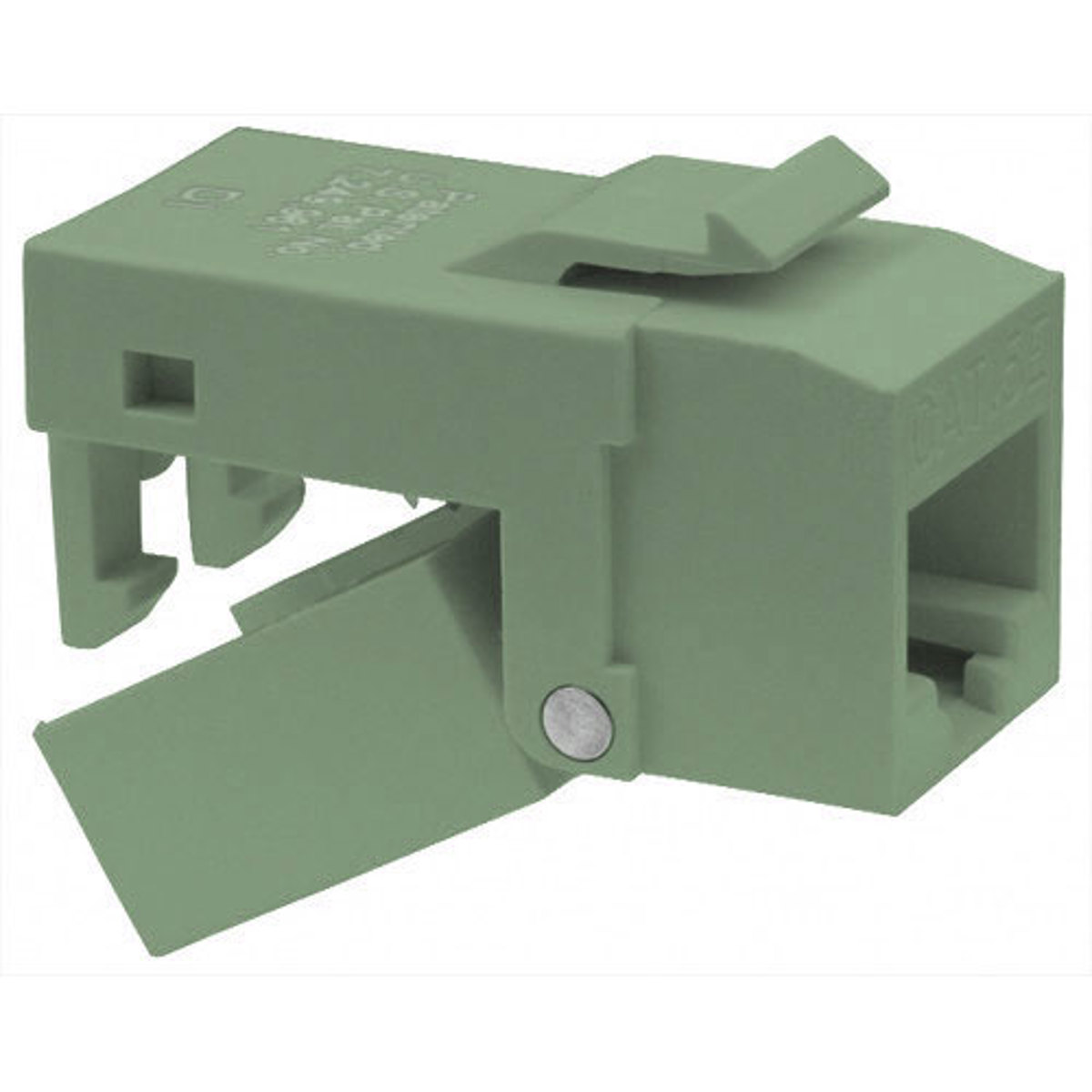

Platinum Tools EZ-SnapJack Cat5e, Green, 40-Pack
