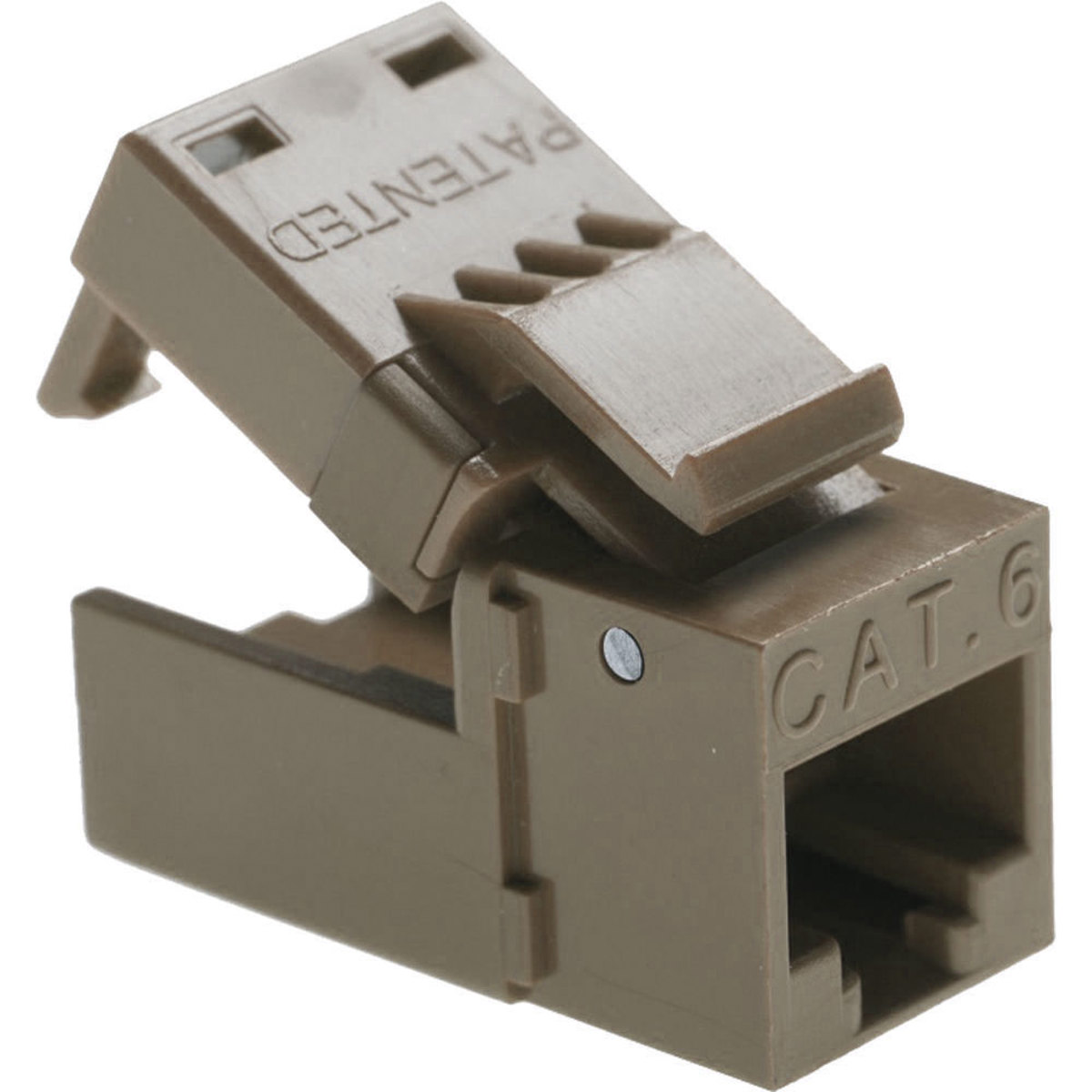 

Platinum Tools EZ-SnapJack Cat6, Brown, 40-Pack