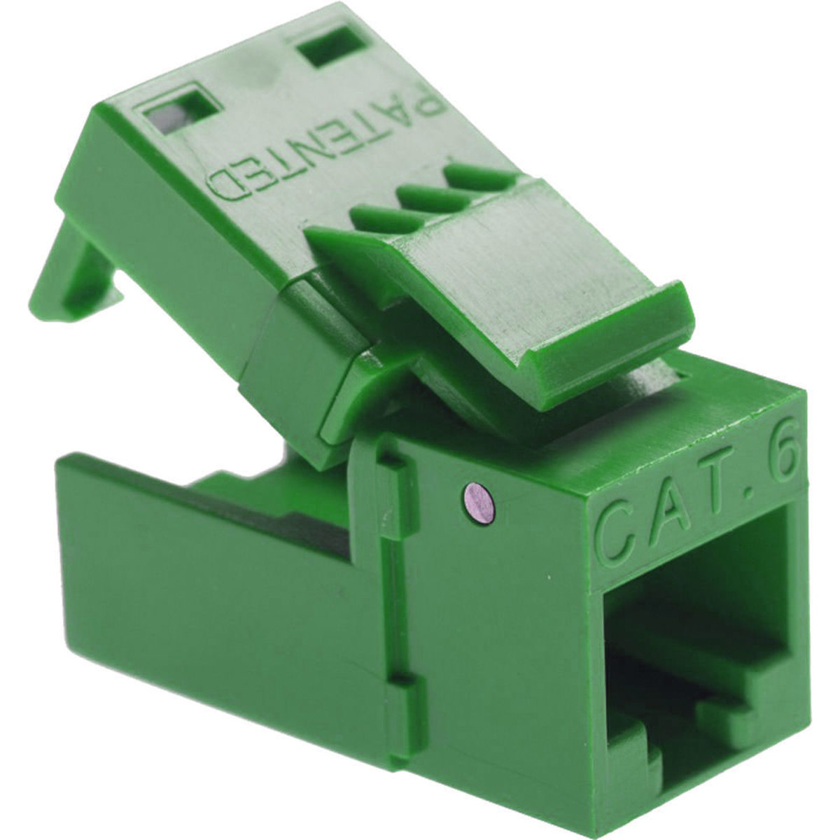 

Platinum Tools EZ-SnapJack Cat6, Green, 40-Pack