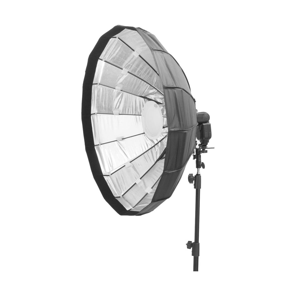 Image of Pictools 47.25&quot; Folding Beauty Dish with Grid and Bowens Mount
