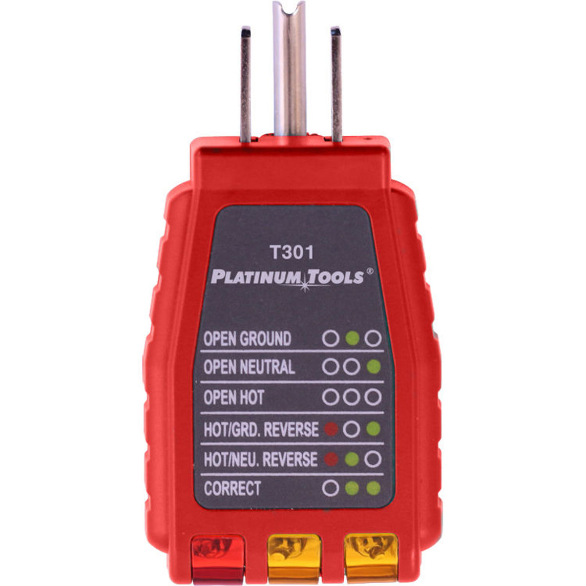 

Platinum Tools 110V Outlet Tester