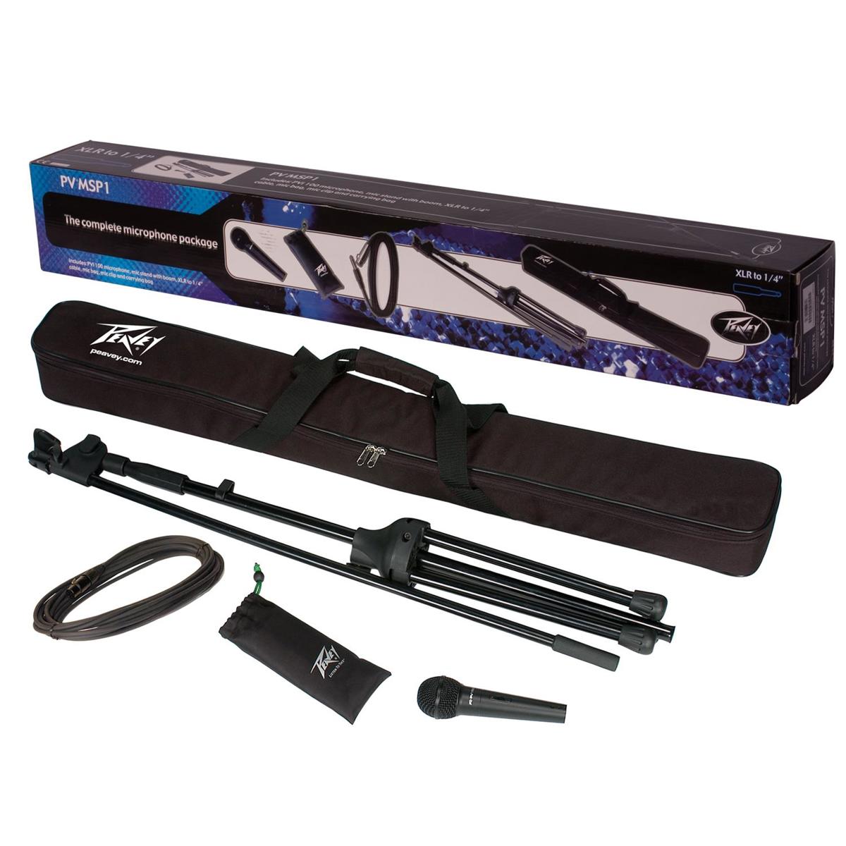 

Peavey PV-MSP1 Complete Microphone and Stand Package
