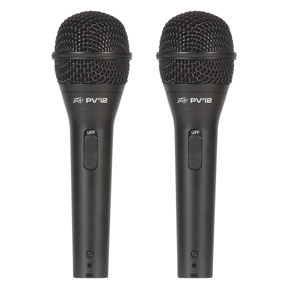

Peavey PVi 2 Dynamic Cardiod Handheld Microphone, 2 Pack