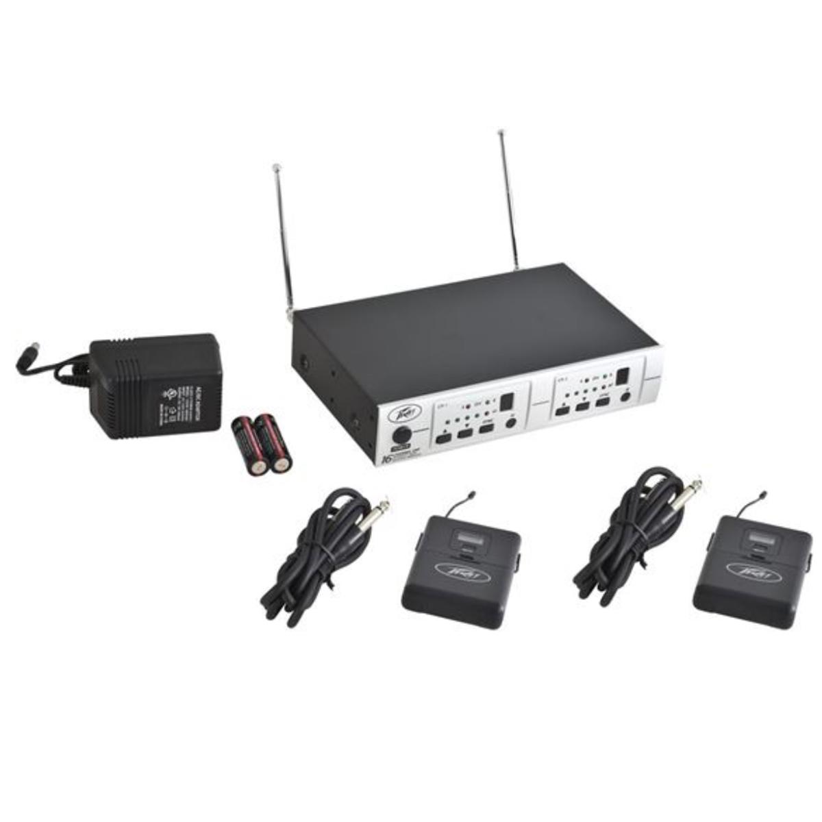 

Peavey PV 16DR Ch UHF Rec System - Wireless Guitar Mic