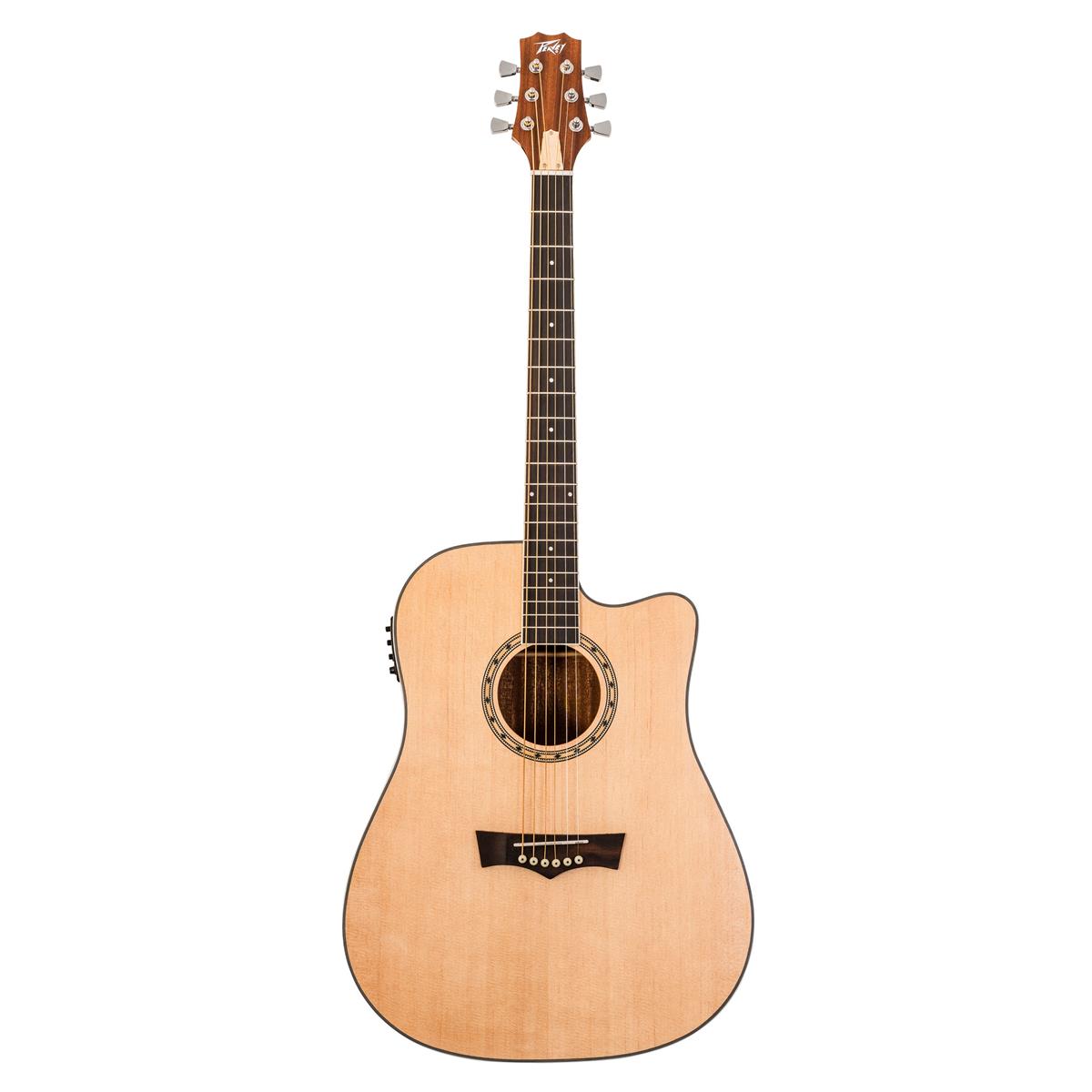 Image of Peavey DW-2 CE Solid Top Cutaway Acoustic Electric Guitar