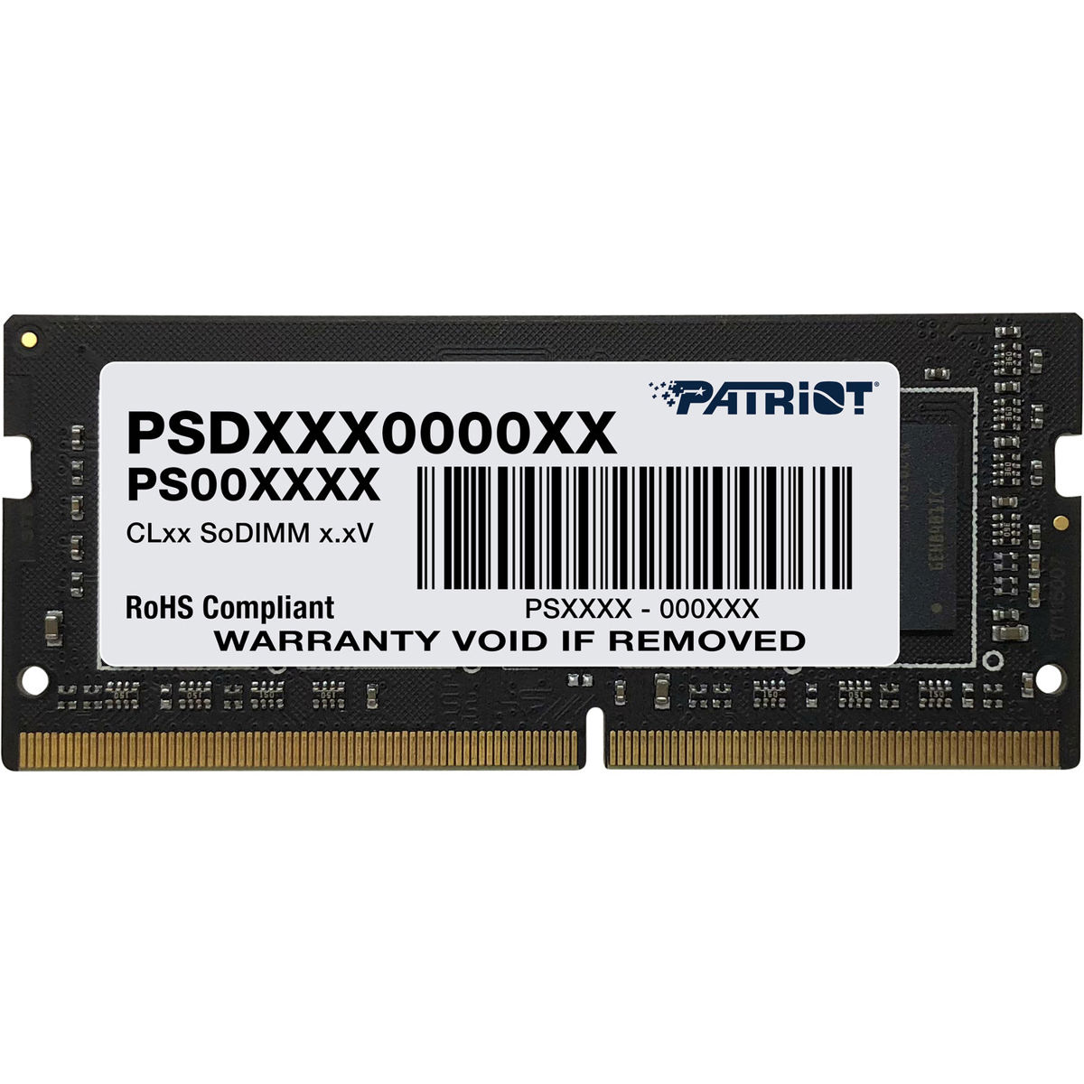 

Patriot Memory Signature Line DDR4 32GB 3200MHz CL22 SODIMM Notebook Memory