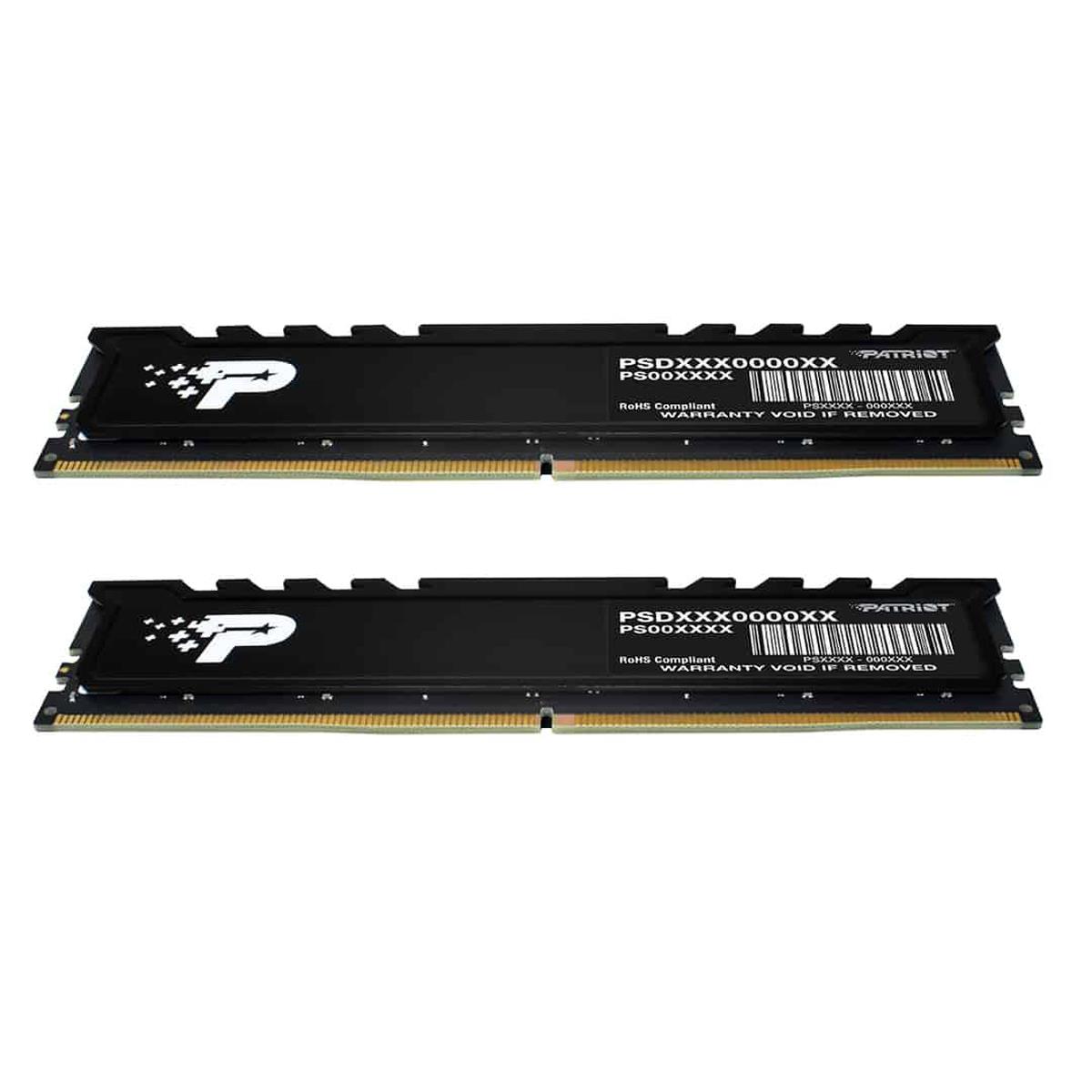 

Patriot Memory Signature Premium DDR5 16GB 4800MHz CL40 UDIMM Desktop Memory Kit