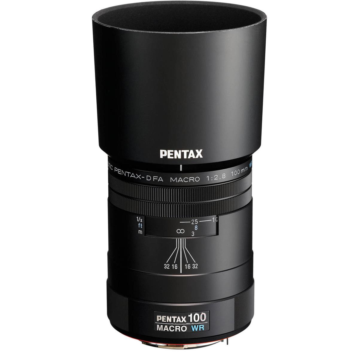 

Pentax smc Pentax-D FA 100mm f/2.8 WR Macro Lens with Hood