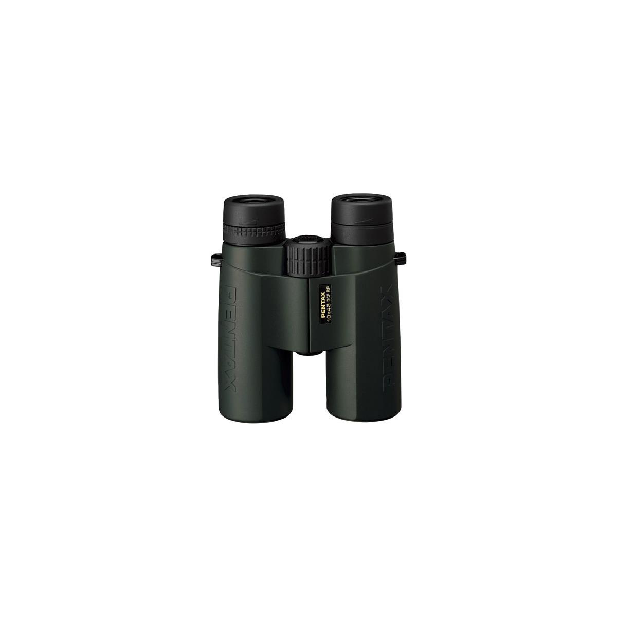 Pentax 10x43 DCF SP Binocular, Dark Green / Black, USA -  62616