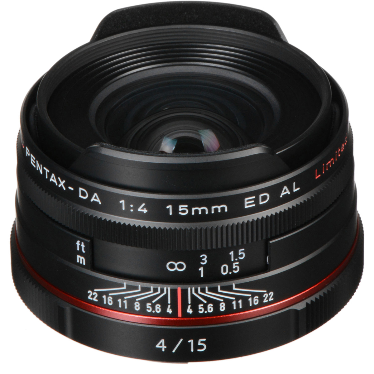 

Pentax SMCP-DA 15mm f/4 ED AL HD Lens for DSLR Cameras, Black