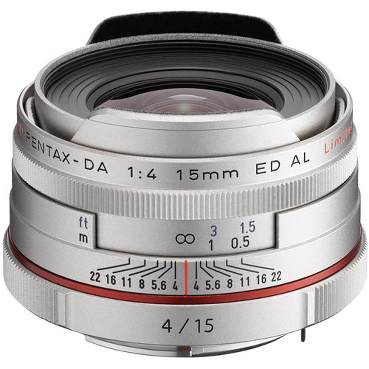 

Pentax SMCP-DA 15mm f/4 ED AL HD Lens for DSLR Cameras, Silver