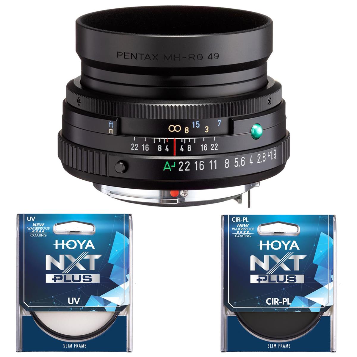 

Pentax HD Pentax-FA 43mm f/1.9 Lens, Black with Hoya 49mm UV+CPL Filter Kit