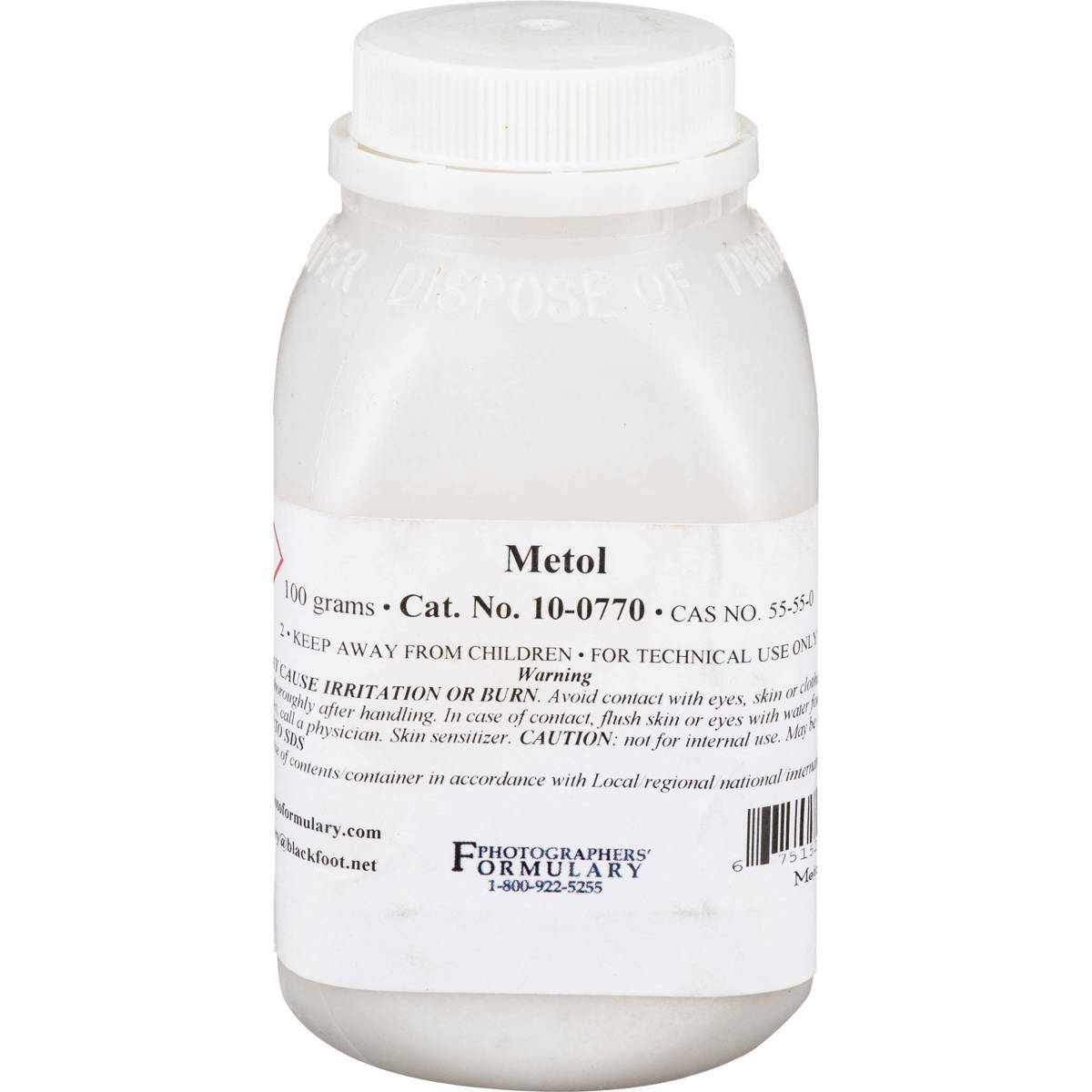 

Photographers' Formulary Metol 100 Grams