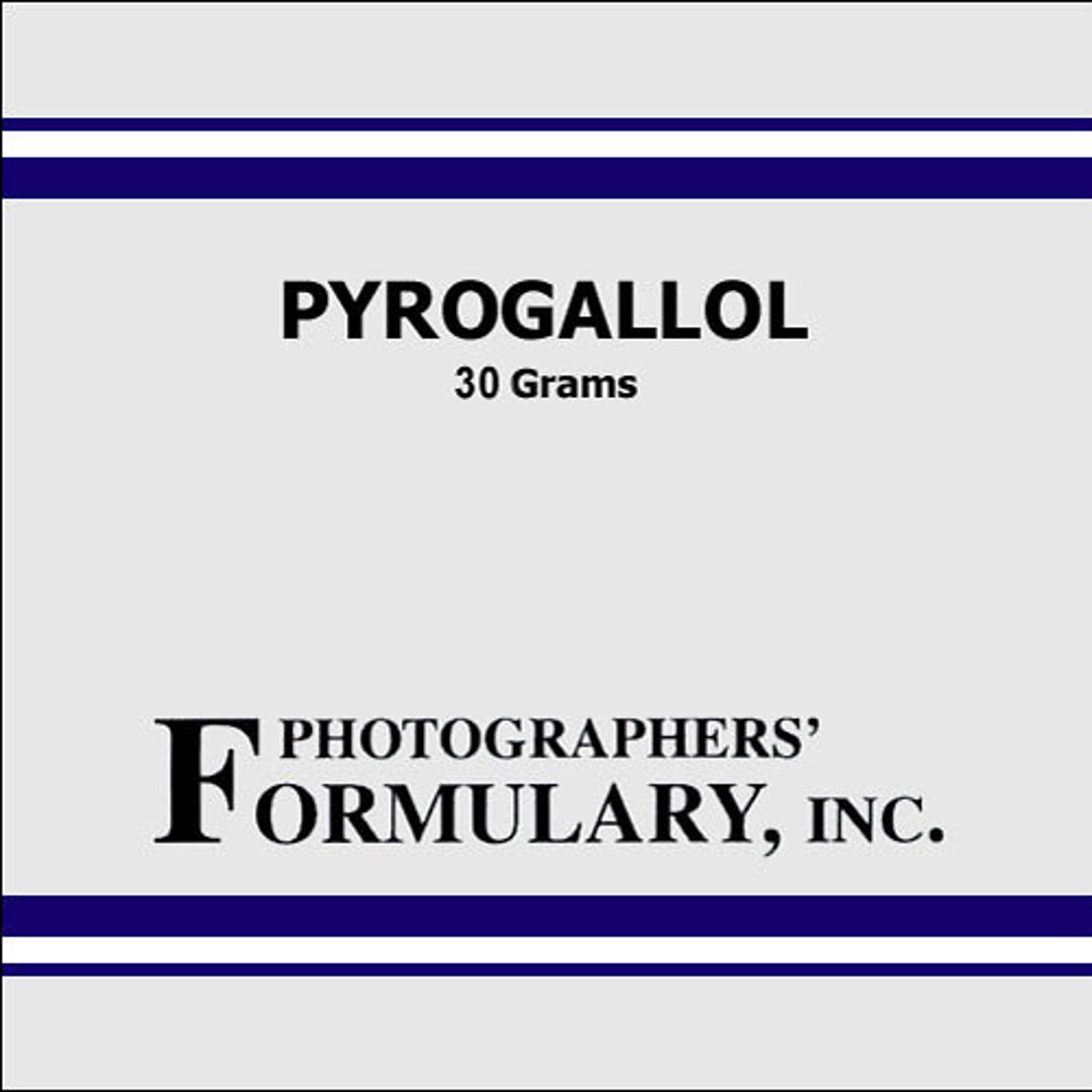 

Photographers' Formulary 30g Pyrogallol, Hazmat