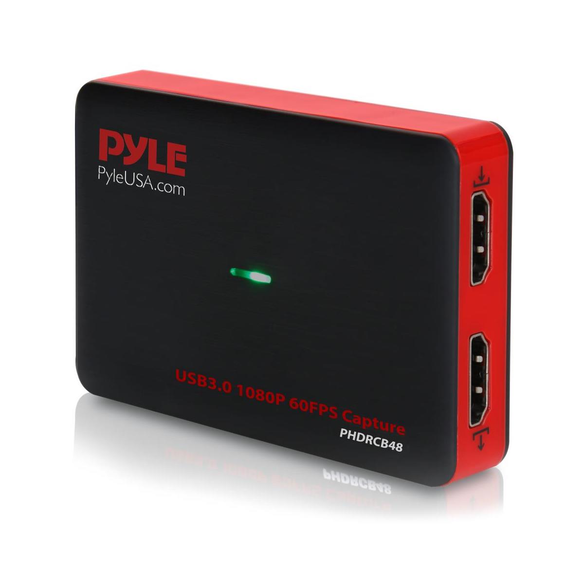 Image of Pyle PHDRCB48.5 Live Streaming USB3.0 HDMI Video Recorder with HDMI Pass through